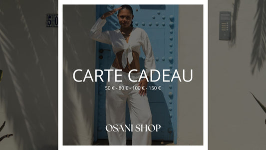 Carte cadeau OSANI – Le cadeau qui fait toujours plaisir - Osani Shop